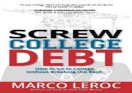 [+]The best book of the month Screw College Debt: How to go to college without breaking the bank [PDF] 