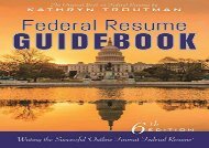 [+]The best book of the month Federal Resume Guidebook: Writing the Successful Outline Format Federal Resume  [DOWNLOAD] 