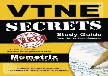 [+]The best book of the month VTNE Secrets Study Guide: VTNE Test Review for the Veterinary Technician National Exam  [DOWNLOAD] 