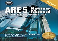 [+][PDF] TOP TREND ARE 5 Review Manual for the Architect Registration Exam  [NEWS]