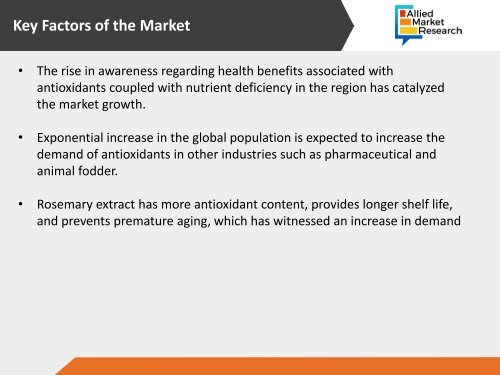 Antioxidants Market