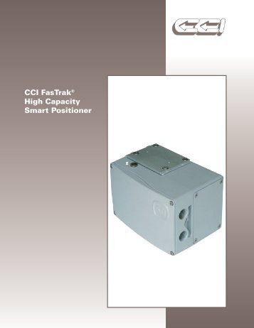 CCI FasTrak® High Capacity Smart Positioner
