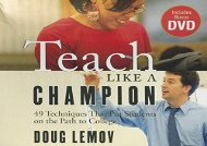 [+]The best book of the month Teach Like a Champion: 49 Techniques That Put Students on the Path to College (Your Coach in a Box)  [FREE] 