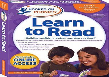 [+][PDF] TOP TREND Hooked on Phonics Learn to Read - Level 3: Emergent Readers (Kindergarten - Ages 4-6)  [DOWNLOAD] 