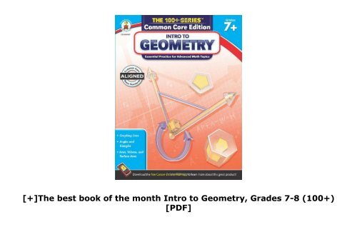 [+]The best book of the month Intro to Geometry, Grades 7-8 (100+) [PDF] 