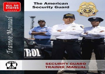 [+][PDF] TOP TREND Security Guard Training Manual: The American Security Guard  [DOWNLOAD] 