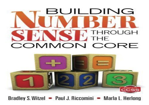 [+][PDF] TOP TREND Building Number Sense Through the Common Core  [FREE] 