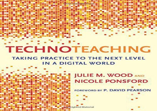 [+][PDF] TOP TREND TechnoTeaching: Taking Practice to the Next Level in a Digital World  [NEWS]