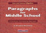 [+][PDF] TOP TREND Paragraphs for Middle School: A Sentence-Composing Approach: A Student Worktext  [FULL] 