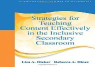 [+]The best book of the month Strategies for Teaching Content Effectively in the Inclusive Secondary Classroom: Volume 1 (Pearson Professional Development) [PDF] 
