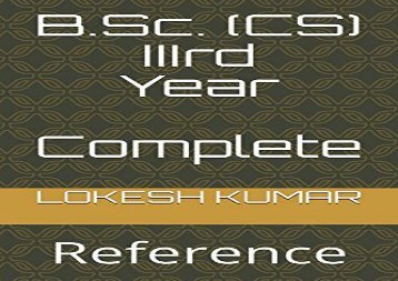 [+][PDF] TOP TREND B.Sc. (CS) iiird Year: Complete Reference  [NEWS]