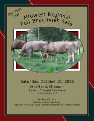 1 - Missouri Braunvieh Association