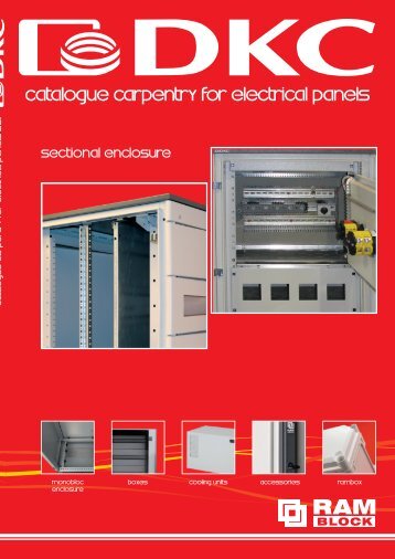 Assembled monobloc enclosure