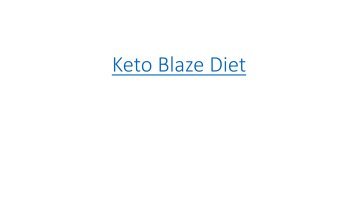 Keto Blaze Diet