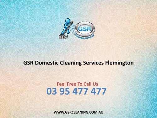 GSR Domestic Cleaning Services Flemington