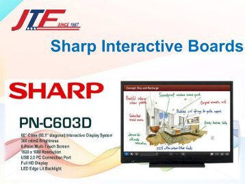 Get Sharp Interactive Boards at Jtfbus.com