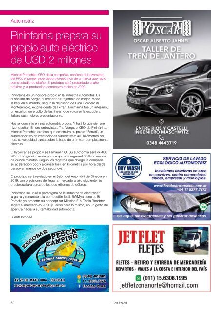 Revista Las Hojas | Edición Agosto 2018