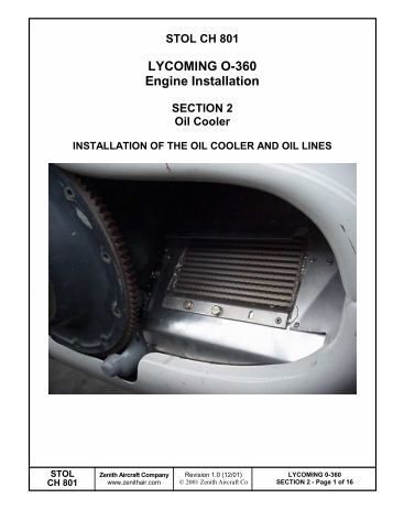 Textron Lycoming Engine Manual