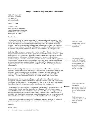 Sipa Cover Letter Sipa Cover Letter