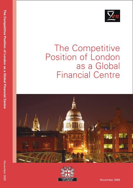 The Competitive Position of London as a Global Financial ... - Z/Yen