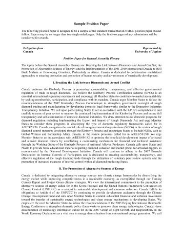 Sample position paper mun security council - rntinel.web ...