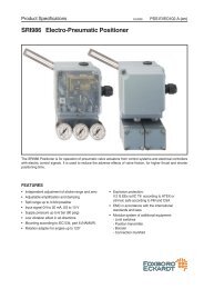 SRI986 Electro-Pneumatic Positioner - Invensys