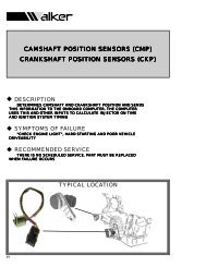 Camshaft and Crankshaft Position Sensors (CMP ... - Walker Products