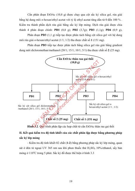 Nghiên cứu tách nhóm lignan và triterpenoid & nhóm saponin từ cây rau gai thối thu hái ở sơn la