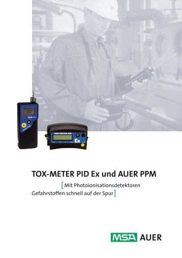 TOX-METER PID Ex und AUER PPM