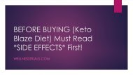  BEFORE BUYING (Keto Blaze Diet) Must Read SIDE EFFECTS First!
