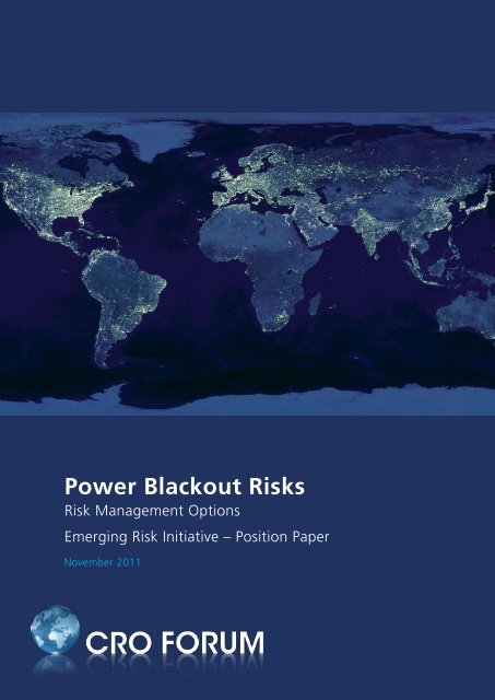 Power Blackout Risks Allianz Global Corporate Specialty