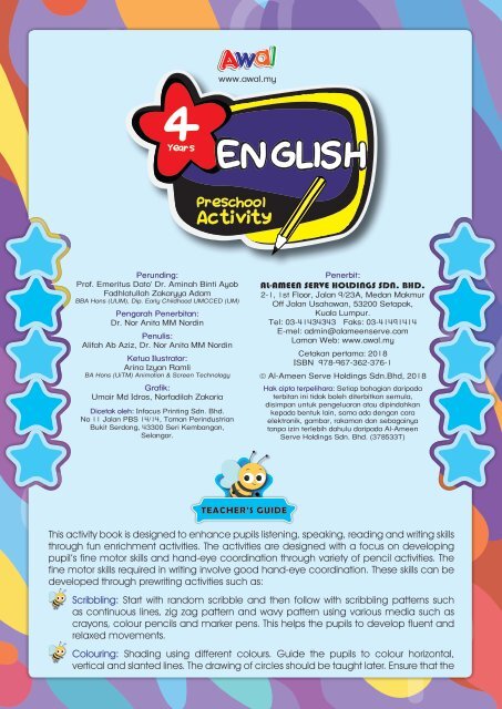 KSPK - Buku Aktiviti - English - 4 Tahun