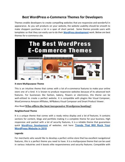 Best WordPress e