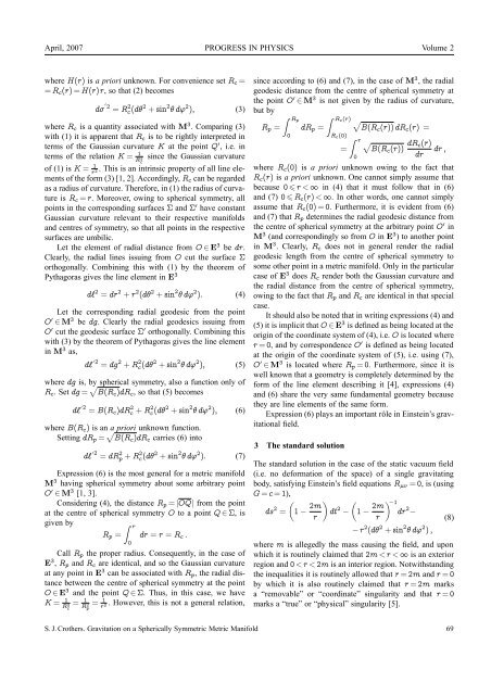 ISSUE 2007 VOLUME 2 - The World of Mathematical Equations