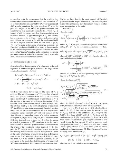 ISSUE 2007 VOLUME 2 - The World of Mathematical Equations