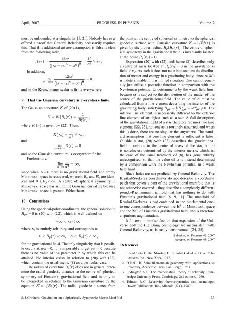 ISSUE 2007 VOLUME 2 - The World of Mathematical Equations