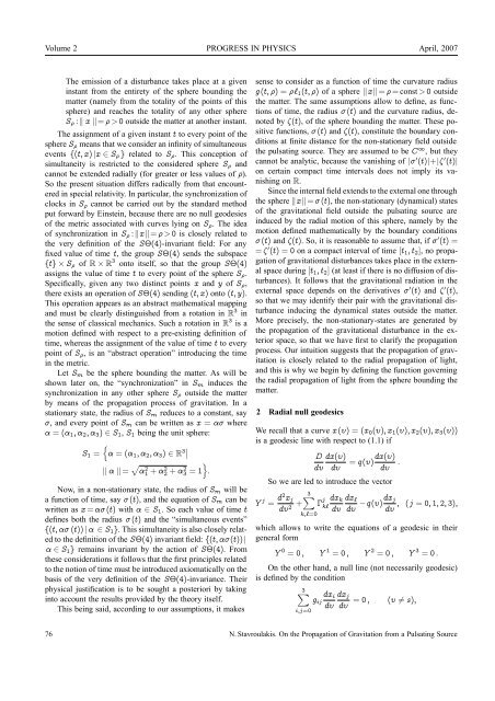 ISSUE 2007 VOLUME 2 - The World of Mathematical Equations