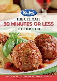 [+]The best book of the month Mr. Food Test Kitchen - The Ultimate 30 Minutes or Less Cookbook: More Than 130 Mouthwatering Recipes (Ultimate Cookbook)  [DOWNLOAD] 