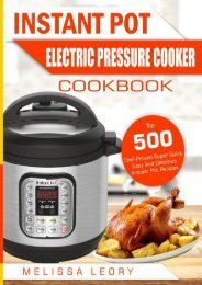 [+][PDF] TOP TREND Instant Pot Electric Pressure Cooker Cookbook: Top 500 Chef-Proved Super Quick, Easy And Delicious Instant Pot Recipes For Weight Loss And Overall ... (Top 500 Instant Pot Recipes Cookbook)  [FREE] 