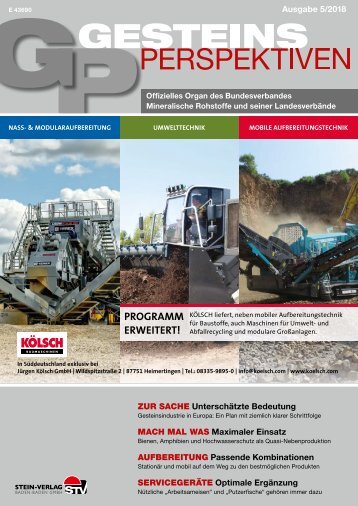 GesteinsPerspektiven 05/18