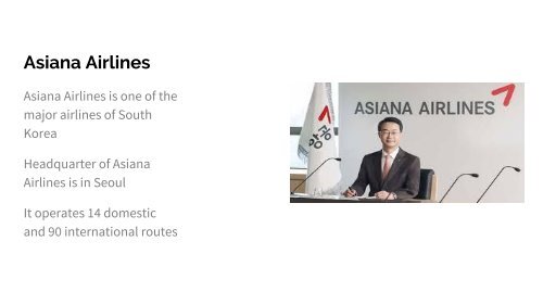 Asiana Airlines Customer service