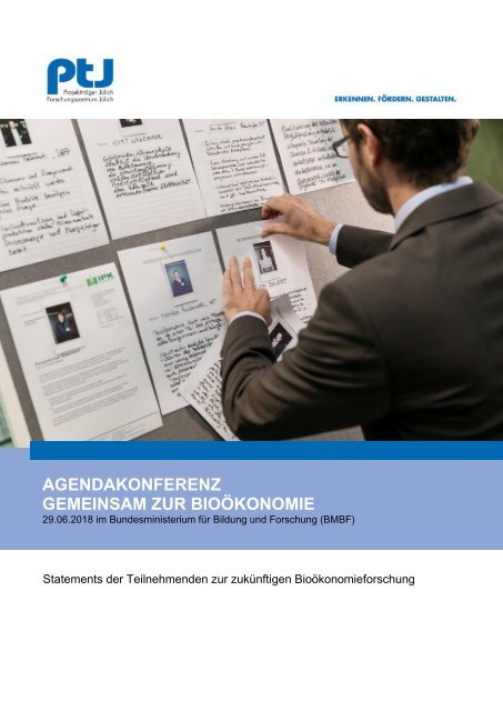Statements zur zukünftigen Bioökonomie-Forschung