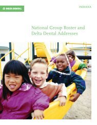 National Group Roster - Delta Dental Indiana