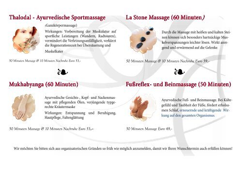 Massagen (PDF) - Hotel Auracher-Loechl