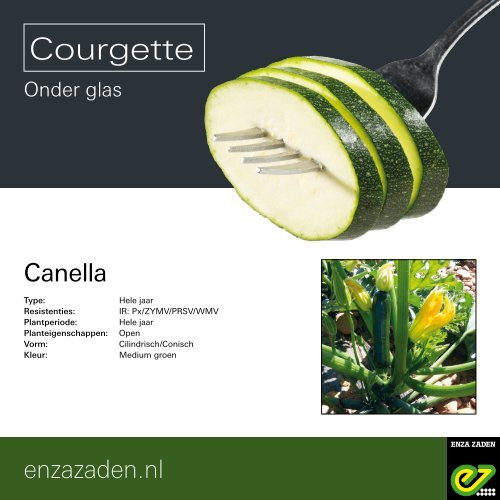 Leaflet Courgette Canella 2018