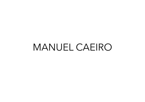 PORTFÓLIO MANUEL CAEIRO