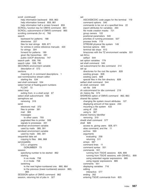 z/OS V1R9.0 UNIX System Services Command ... - Christian Grothoff