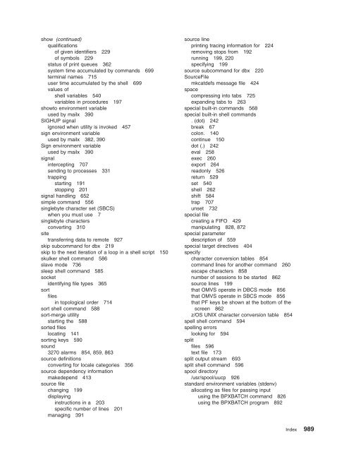 z/OS V1R9.0 UNIX System Services Command ... - Christian Grothoff