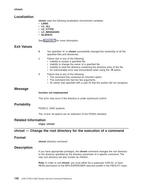 z/OS V1R9.0 UNIX System Services Command ... - Christian Grothoff