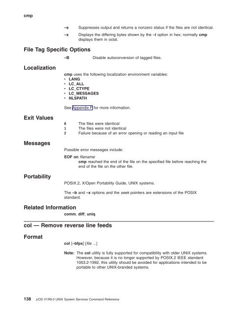 z/OS V1R9.0 UNIX System Services Command ... - Christian Grothoff